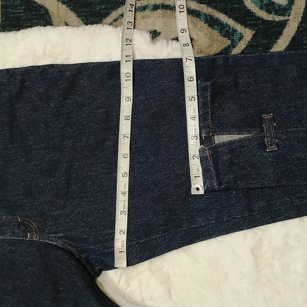 Rare vintage Levi's high rise tapered leg dark wash jeans - Picture 15 of 15